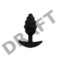 Анальная пробка Sphere, цвет черный (CORE)