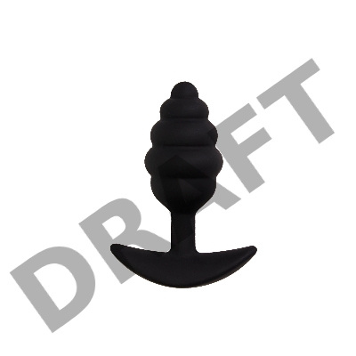 Анальная пробка Sphere, цвет черный (CORE)