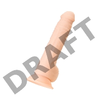 Фаллоимитатор RS Silicone Matthew M с уникальным материалом, телесный, 24,5 см