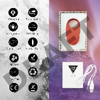 Красное кольцо с вибрацией Thor Cockring