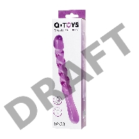 Двусторонний фаллоимитатор A-Toys by TOYFA Tanza, TPE, фиолетовый, 27,5 см