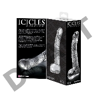 Стеклянный фалломитатор Icicles No. 61 - Clear