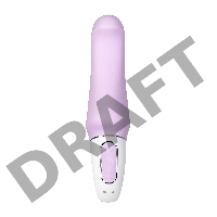 Нереалистичный вибратор Satisfyer Vibes Charming Smile, силикон, фиолетовый, 18,7 см.