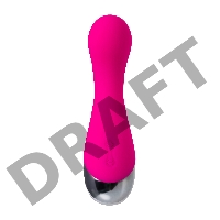 Стимулятор точки G L'EROINA Rolly, силикон, розовый, 15 см