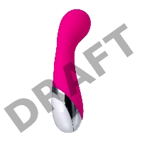 Стимулятор точки G L'EROINA Rolly, силикон, розовый, 15 см