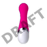 Стимулятор точки G L'EROINA Rolly, силикон, розовый, 15 см