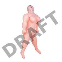 Кукла надувная Dolls-X by TOYFA Isabella, толстушка, с двумя отверстиями, блондинка, 160 см