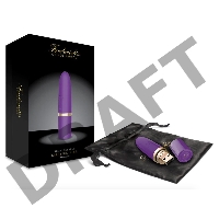 Фиолетовый перезаряжаемый вибростимулятор Lipstick Vibe