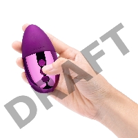 Фиолетовый утяжеленный премиум-вибратор Le Wand Point