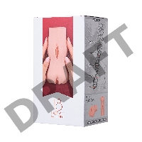 Мастурбатор реалистичный KOKOS DREAM 18 с двойным слоем, TPR, бежевый, 18,5 см