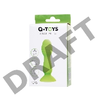 Анальная втулка A-Toys by TOYFA Terg, силикон, зеленый, 10 см