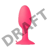 Анальная втулка TOYFA POPO Pleasure, со стальным шариком внутри, силикон, розовая, 10,5 см