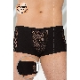 Шорты мужские с сеткой SoftLine Collection, черный, L