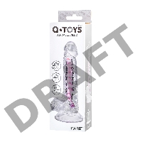 Гибкий фаллоимитатор A-Toys Paret, TPE, прозрачный, 18 см