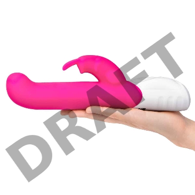 Вибромассажер стимулирующий G-точку Come hither G-Spot Rabbit розового цвета
