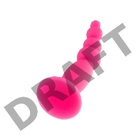 Анальная втулка A-Toys by TOYFA Hild, силикон, розовый, 11 см