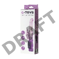 Вибратор с клиторальным стимулятором TOYFA A-Toys High-Tech fantasy, TPE, фиолетовый, 22 см