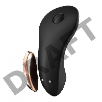 Вибромассажер Satisfyer LITTLE SECRET, силикон, чёрный, 8 см