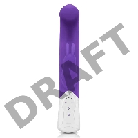 Вибромассажер стимулирующий G-точку Come hither G-Spot Rabbit фиолетового цвета