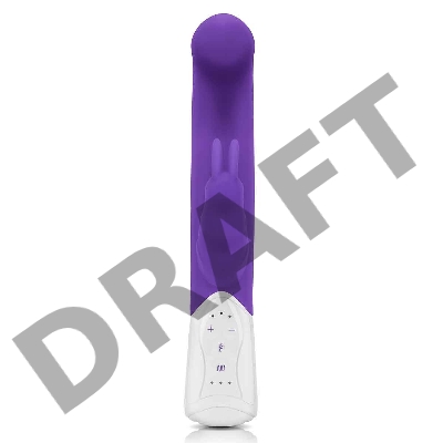 Вибромассажер стимулирующий G-точку Come hither G-Spot Rabbit фиолетового цвета