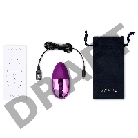 Фиолетовый утяжеленный премиум-вибратор Le Wand Point