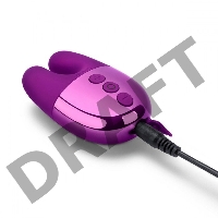 Фиолетовый вибратор с ушками Le Wand Double Vibe