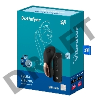 Вибромассажер Satisfyer LITTLE SECRET, силикон, чёрный, 8 см