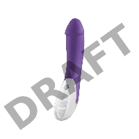 Вибратор Mystim Terrific Truman силиконовый, синий, 27 см