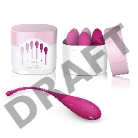 Набор из 6 розовых вагинальных шариков FemmeFit Pelvic Muscle Training Set