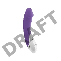 Вибратор Mystim Terrific Truman силиконовый, синий, 27 см