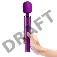 Фиолетовый жезловый мини-вибратор Le Wand Petite c 6 режимами вибрации