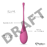 Набор из 6 розовых вагинальных шариков FemmeFit Pelvic Muscle Training Set