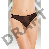 Трусики- бабочка SoftLine Collection, черный, S/L