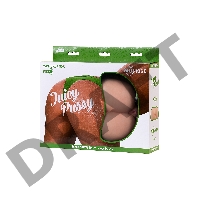 Мастурбатор реалистичный TOYFA Juicy Pussy Monique, с вибрацией,  вагина и анус,TPR, телесный, 17 см