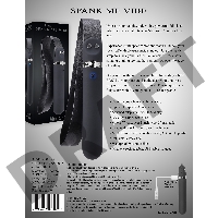 Spank Me Vibe Силиконовый многоскоростной вибратор с ремешком