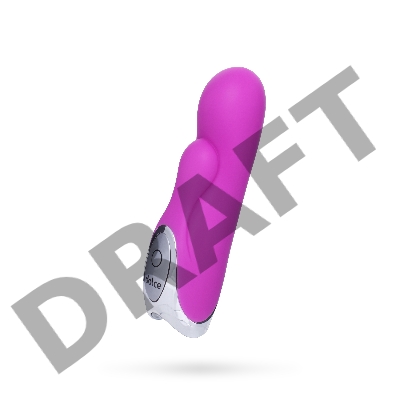 Вибратор TOYFA Dolce Jaden, силикон, розовый, 12,5см